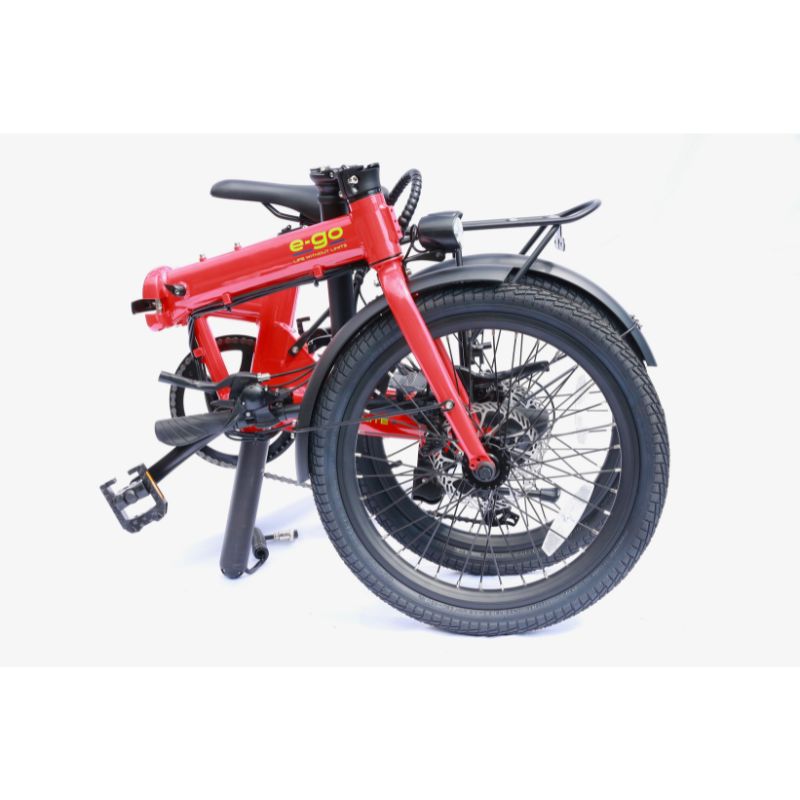 E-Go Lite+ (Plus) Folding Commuter Electric Bike 250W - Charge & Glide