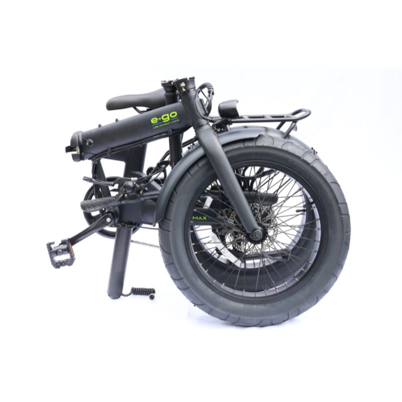 E-Go Max+ (Plus) Folding Fat-Tyre Commuter Electric Bike 250W