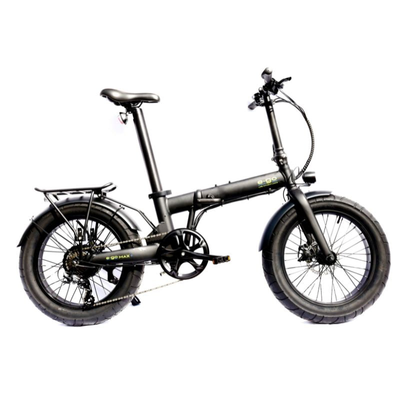 E-Go Max+ (Plus) Folding Fat-Tyre Commuter Electric Bike 250W