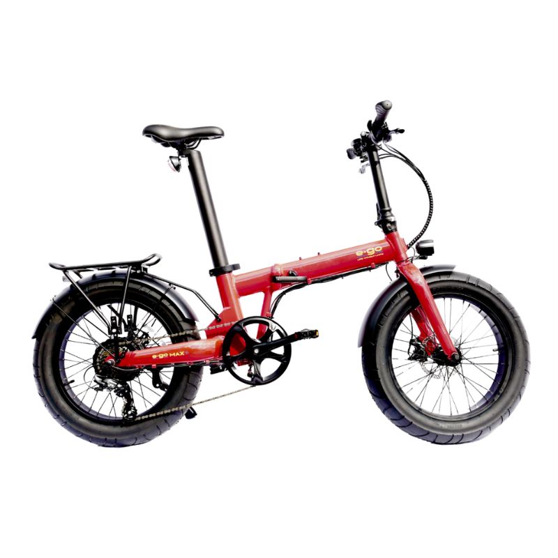 E-Go Max+ (Plus) Folding Fat-Tyre Commuter Electric Bike 250W