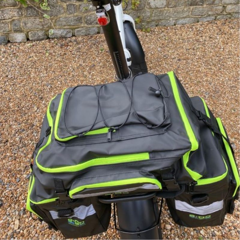 E-Go XL Rear Rack Pannier for Max, Max+ & Max+ PRO - Charge & Glide
