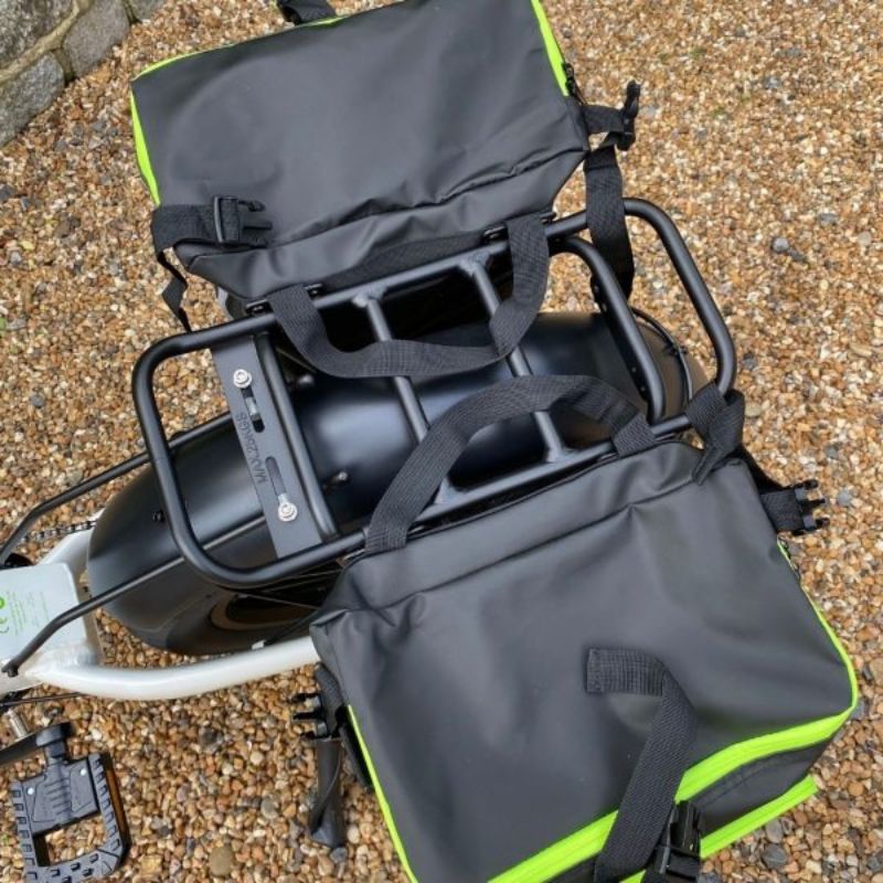 E-Go XL Rear Rack Pannier for Max, Max+ & Max+ PRO - Charge & Glide