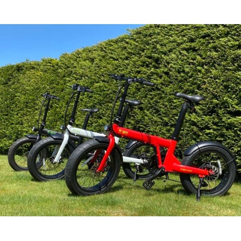 E-Go Max+ (Plus) Folding Fat-Tyre Commuter Electric Bike 250W