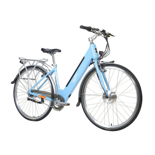 EMU CLASSIC MK3 STEP-THROUGH ELECTRIC BIKE 250W LIGHT BLUE - Charge & Glide