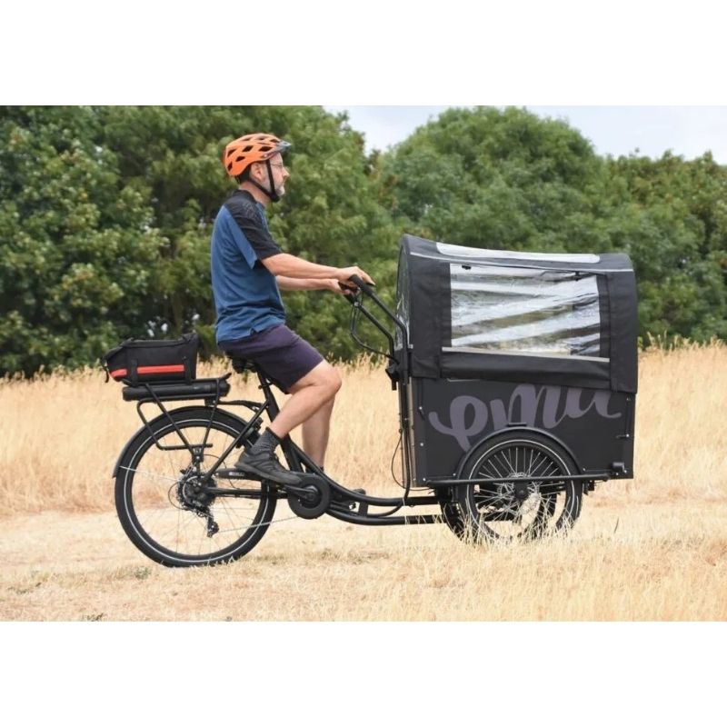 Emu E-Haul Cargo Electric Trike 250W, Seats Up To 4 Children - Charge & Glide