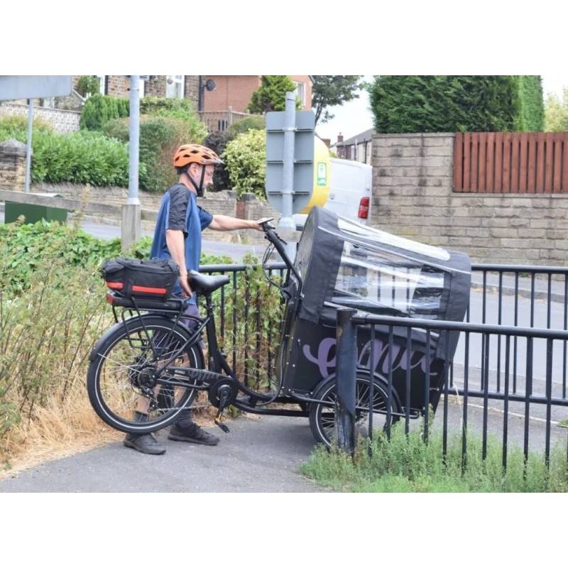 Emu E-Haul Cargo Electric Trike 250W, Seats Up To 4 Children - Charge & Glide