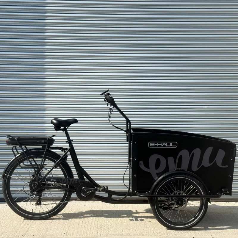 Emu E-Haul Cargo Electric Trike 250W, Seats Up To 4 Children - Charge & Glide