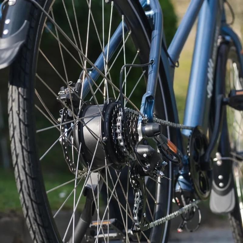 EMU EVO UNISEX STEP-THROUGH HYBRID ELECTRIC BIKE 250W GREY - Charge & Glide