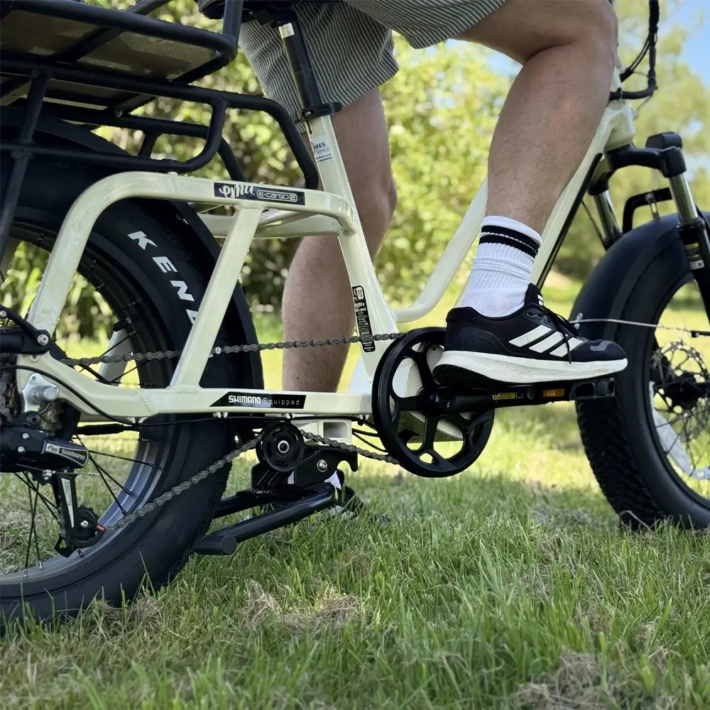 Emu Longtail Step-Through Cargo Electric Bike 250W Charge & Glide