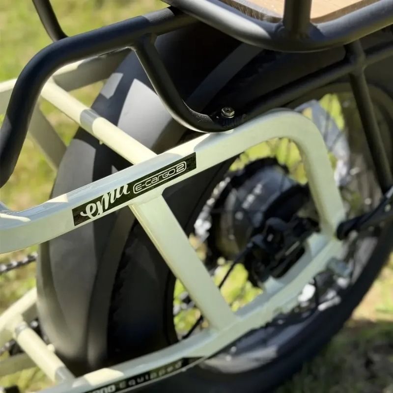 Emu Longtail Step-Through Cargo Electric Bike 250W - Charge & Glide