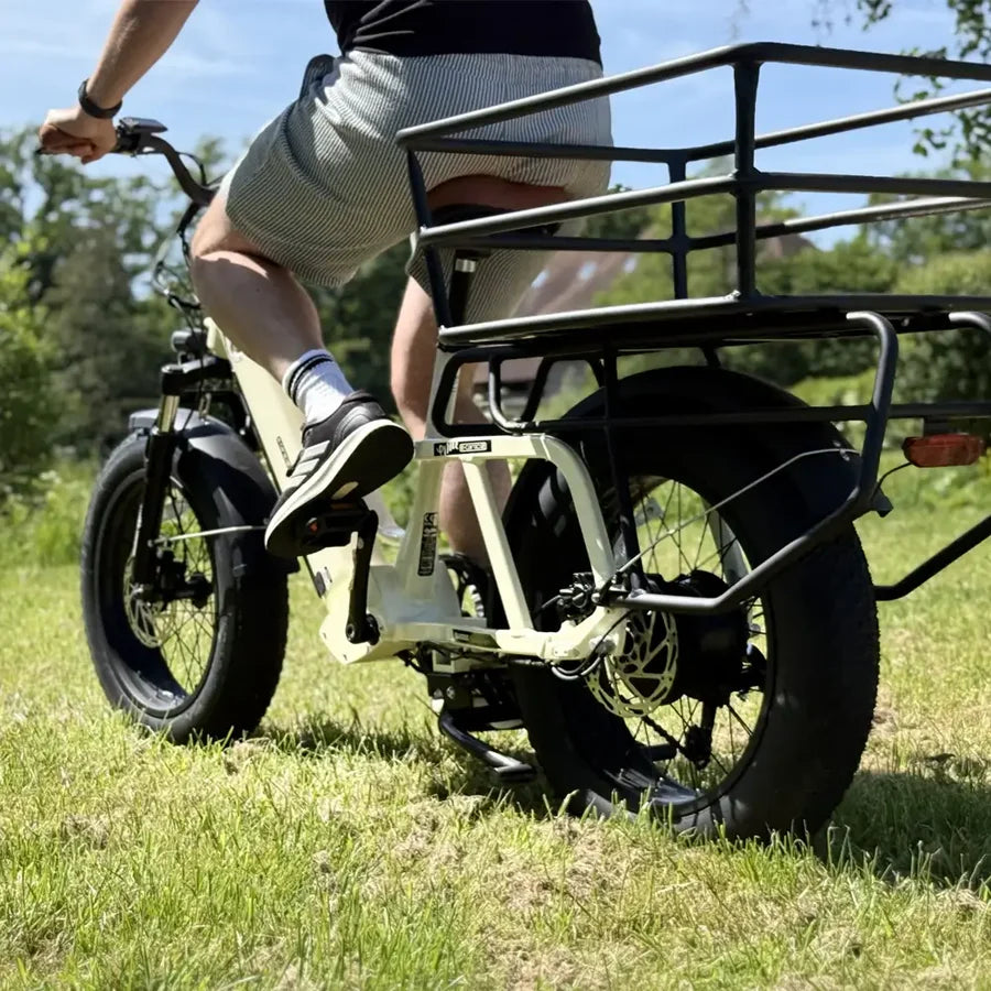 Emu Longtail Step-Through Cargo Electric Bike 250W Charge & Glide