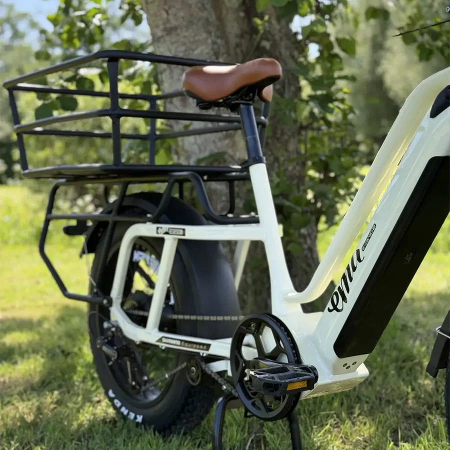 Emu Longtail Step-Through Cargo Electric Bike 250W Charge & Glide