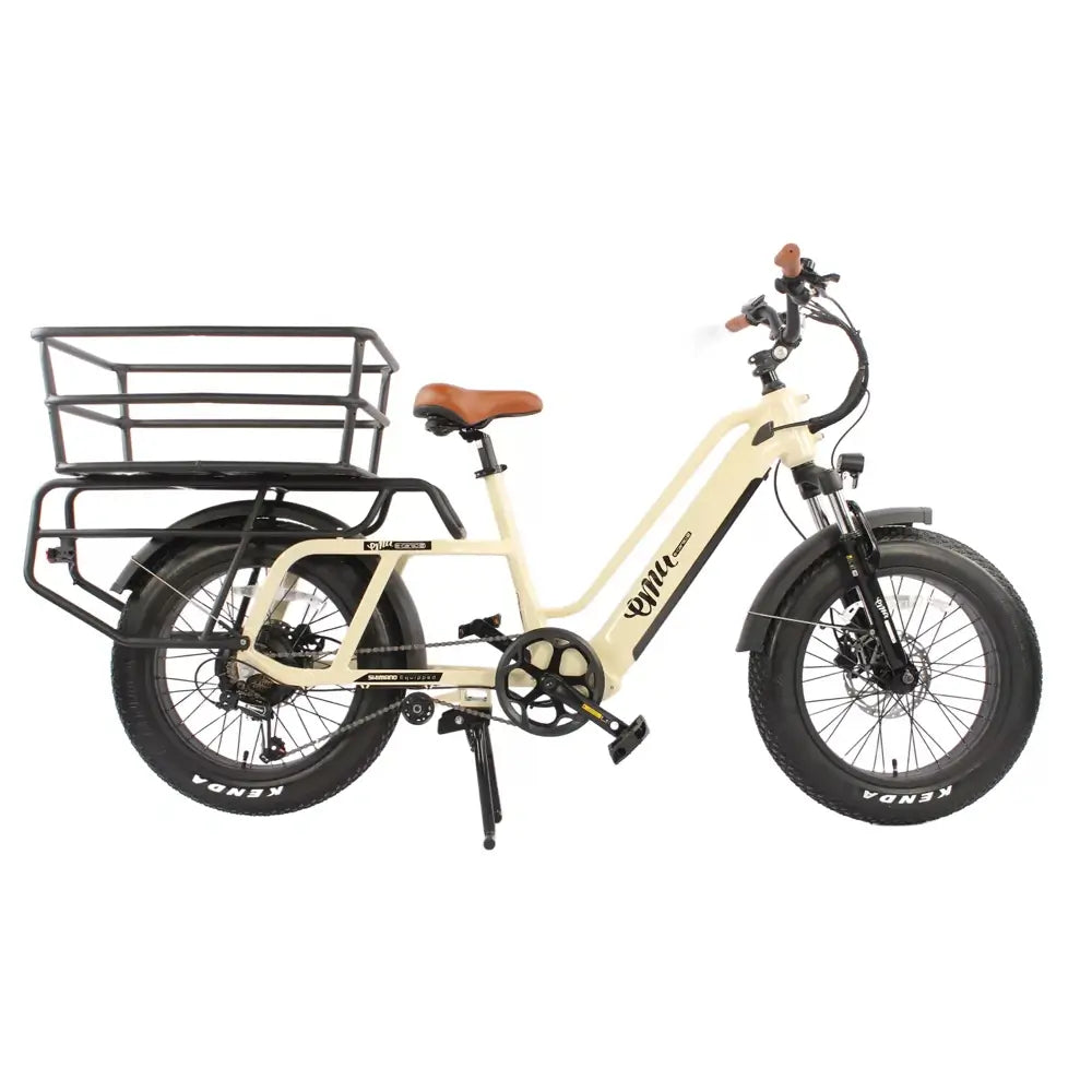 Emu Longtail Step-Through Cargo Electric Bike 250W Charge & Glide