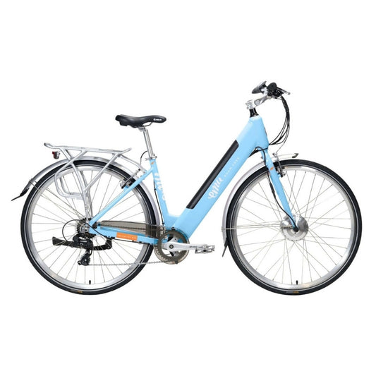 EMU ROAM MK2 STEP-THROUGH ELECTRIC BIKE 250W SKY BLUE - Charge & Glide