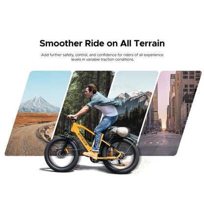 ENGWE E26 ST STEP-THROUGH ALL TERRAIN FAT TYRE ELECTRIC BIKE 250W - Charge & Glide