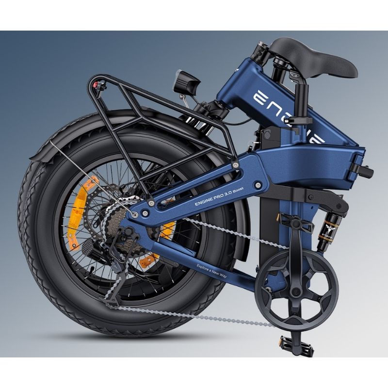 ENGWE Engine Pro 3.0 Boost Folding Full-Suspension Fat-Tyre Electric Bike - 250W
