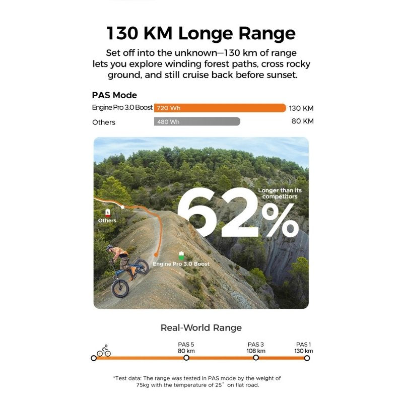 ENGWE Engine Pro 3.0 Boost Folding Full-Suspension Fat-Tyre Electric Bike - 250W