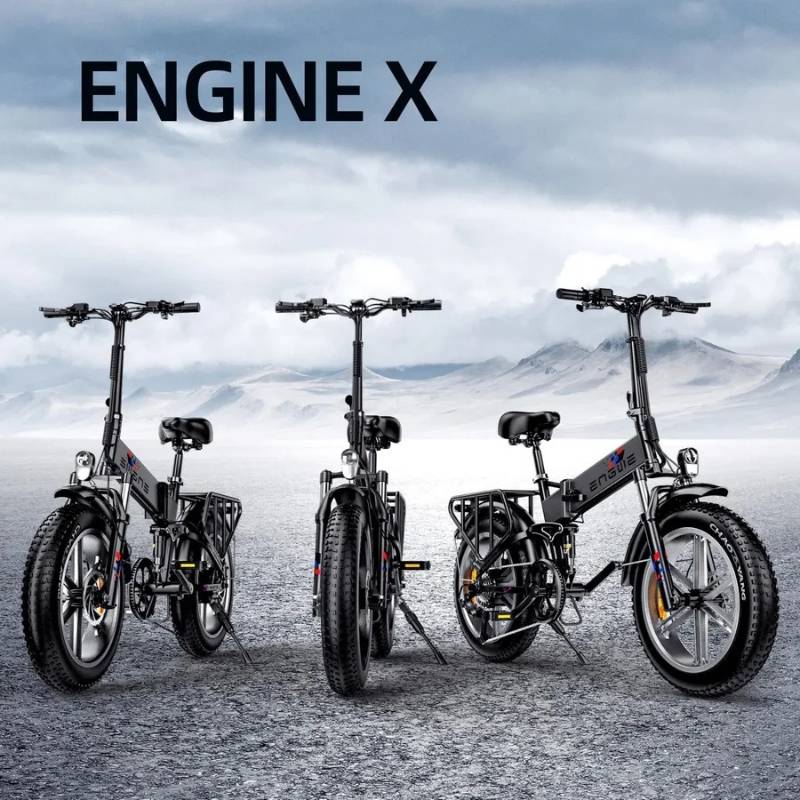 ENGWE ENGINE X FOLDING FAT TYRE ELECTRIC BIKE 250W - Charge & Glide