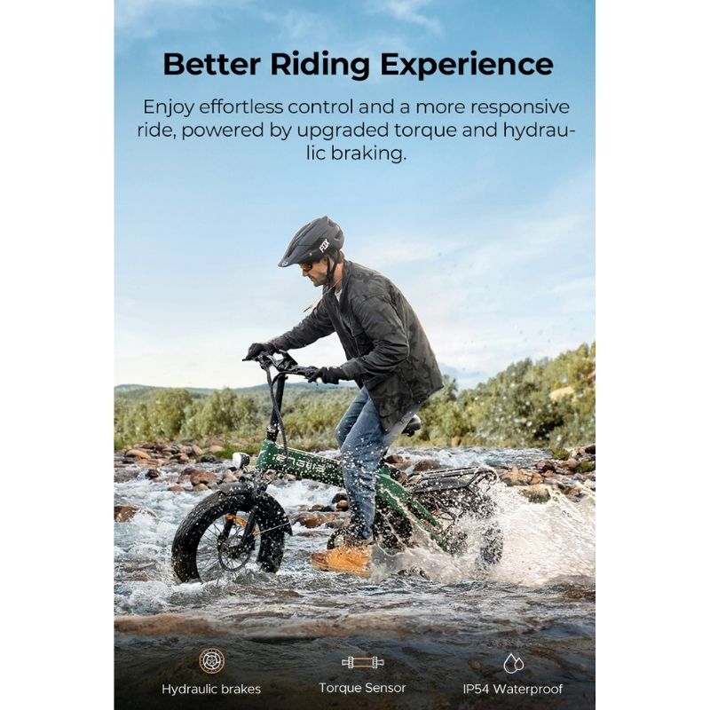 ENGWE EP-2 3.0 Boost Folding Fat-Tyre Electric Bike 250W