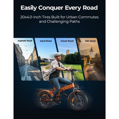 ENGWE EP-2 Boost Folding Fat-Tyre Electric Bike - 250W