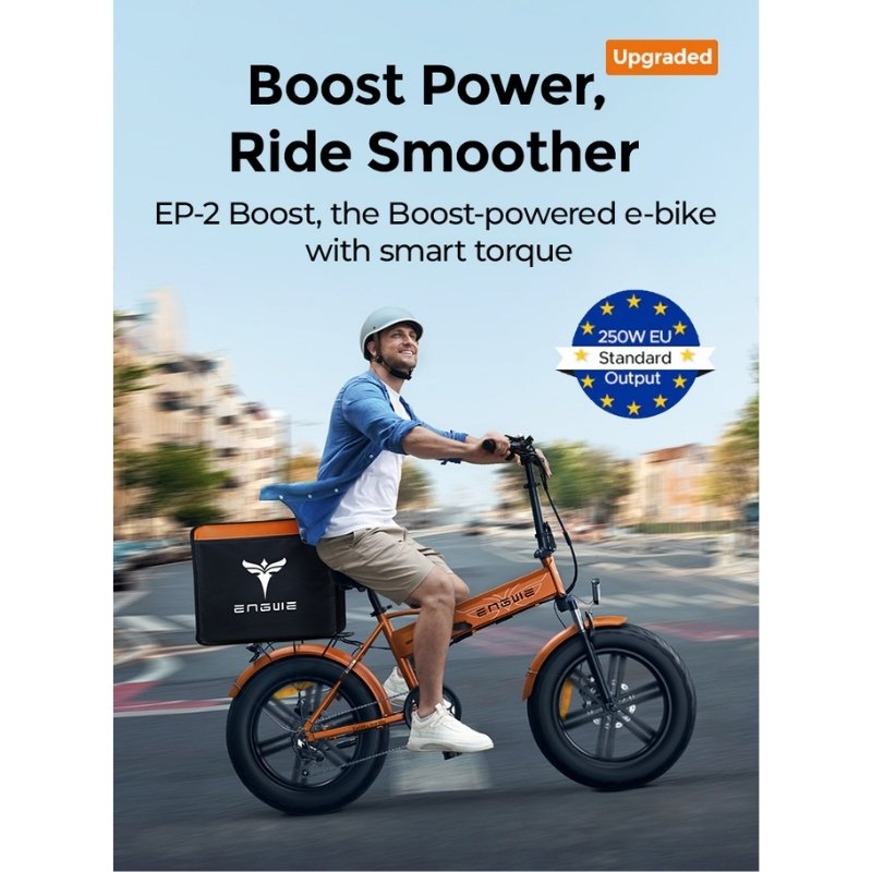 ENGWE EP-2 Boost Folding Fat-Tyre Electric Bike - 250W