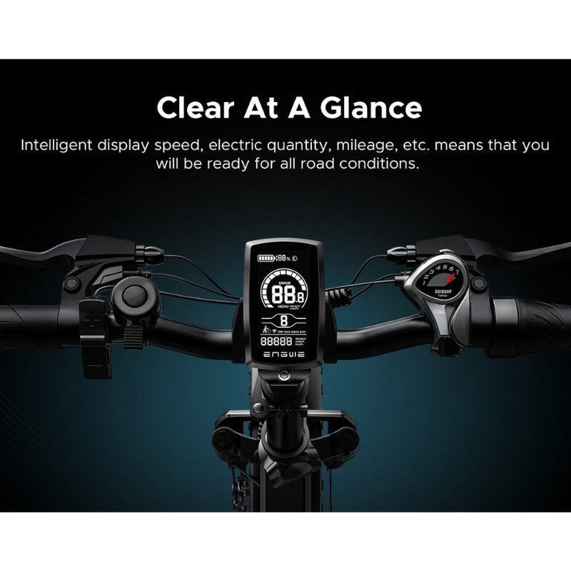 ENGWE EP-2 PRO FOLDING ALL-TERRAIN FAT-TYRE ELECTRIC BIKE - 250W - Charge & Glide