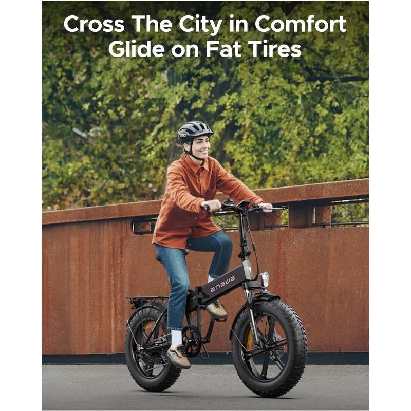 ENGWE EP-2 PRO FOLDING ALL-TERRAIN FAT-TYRE ELECTRIC BIKE - 250W - Charge & Glide
