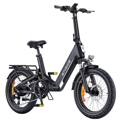 ENGWE L20 3.0 BOOST STEP-THROUGH FOLDING FAT TYRE ELECTRIC BIKE 250W - Charge & Glide