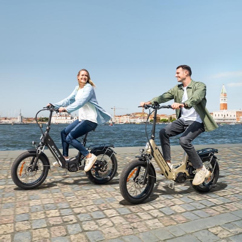 ENGWE L20 3.0 PRO MID-DRIVE FULL SUSPENSION FOLDING ELECTRIC BIKE 250W | 160KM LONG RANGE 100NM TORQUE - Charge & Glide