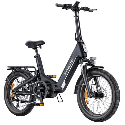 ENGWE L20 3.0 PRO MID-DRIVE FULL SUSPENSION FOLDING ELECTRIC BIKE 250W | 160KM LONG RANGE 100NM TORQUE - Charge & Glide