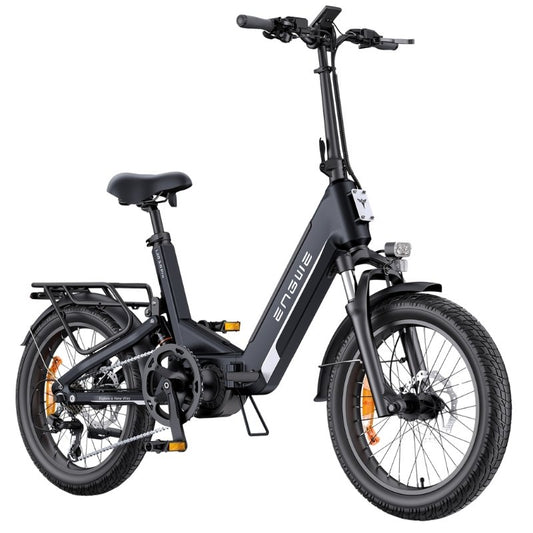 ENGWE L20 3.0 PRO MID-DRIVE FULL SUSPENSION FOLDING ELECTRIC BIKE 250W | 160KM LONG RANGE 100NM TORQUE - Charge & Glide