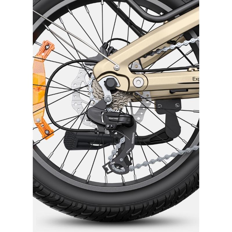ENGWE L20 3.0 Pro Mid-Drive Full-Suspension Folding Electric Bike 250W - Charge & Glide