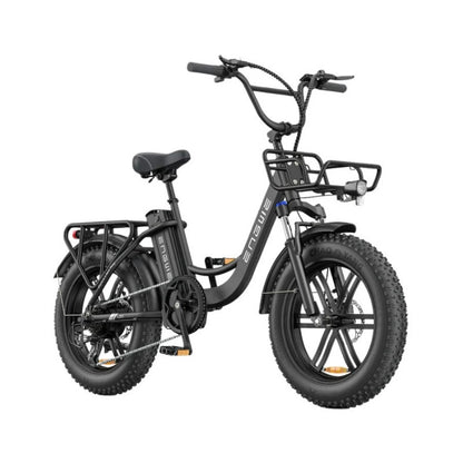 ENGWE L20 BOOST STEP THROUGH FAT TYRE CARGO ELECTRIC BIKE 250W - Charge & Glide