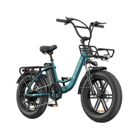 ENGWE L20 BOOST STEP THROUGH FAT TYRE CARGO ELECTRIC BIKE 250W - Charge & Glide