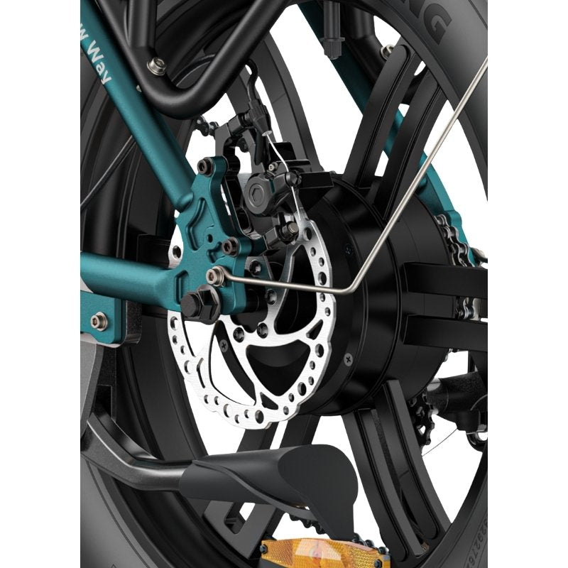 ENGWE L20 BOOST STEP THROUGH FAT TYRE CARGO ELECTRIC BIKE 250W - Charge & Glide