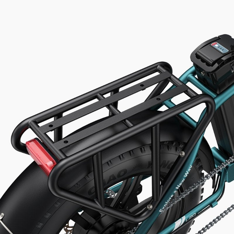 ENGWE L20 BOOST STEP THROUGH FAT TYRE CARGO ELECTRIC BIKE 250W - Charge & Glide