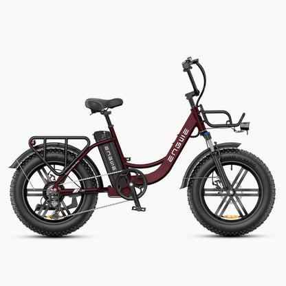 ENGWE L20 BOOST STEP-THROUGH FAT-TYRE CARGO ELECTRIC BIKE - 250W