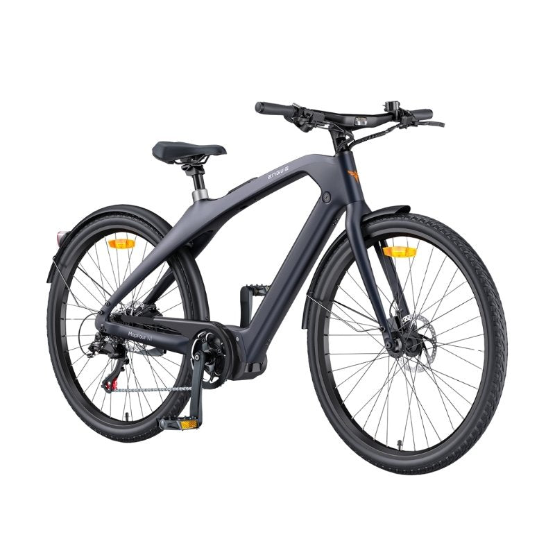 ENGWE MAPFOUR N1 PRO MID-DRIVE CARBON FIBRE CITY ELECTRIC BIKE 250W | 100KM RANGE, 80NM TORQUE - Charge & Glide
