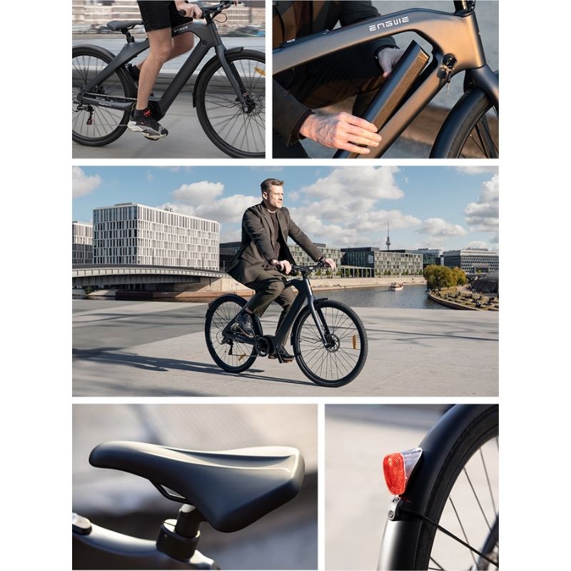 ENGWE MAPFOUR N1 PRO MID-DRIVE CARBON FIBRE CITY ELECTRIC BIKE 250W | 100KM RANGE, 80NM TORQUE - Charge & Glide