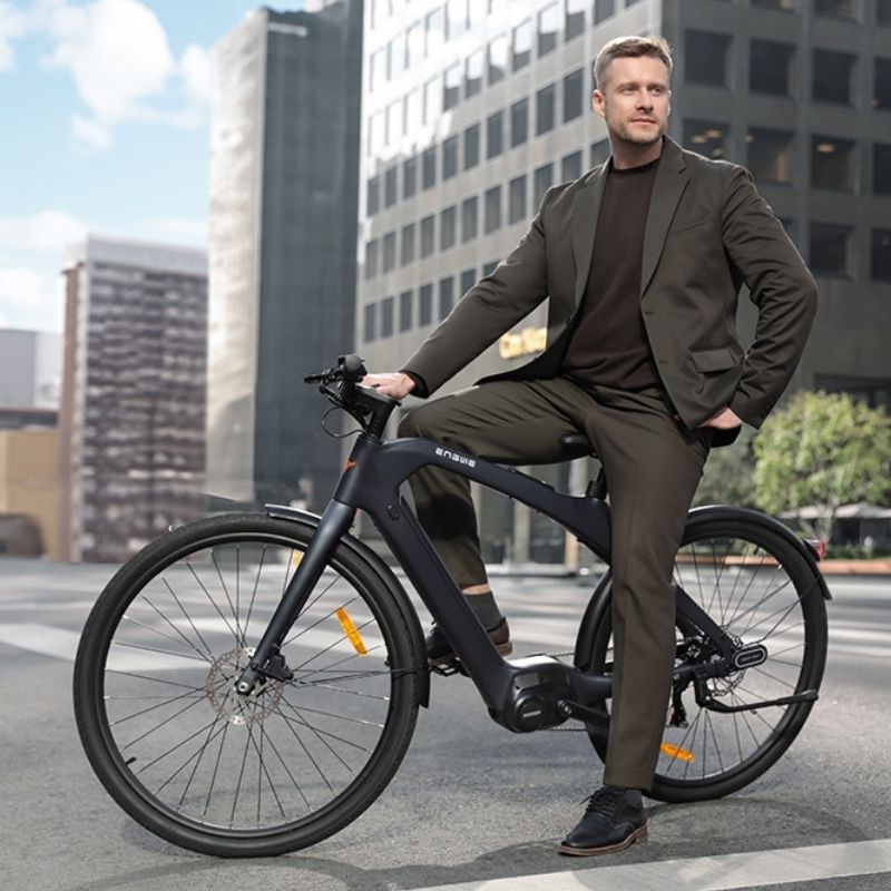ENGWE MAPFOUR N1 PRO MID-DRIVE CARBON FIBRE CITY ELECTRIC BIKE 250W | 100KM RANGE, 80NM TORQUE - Charge & Glide