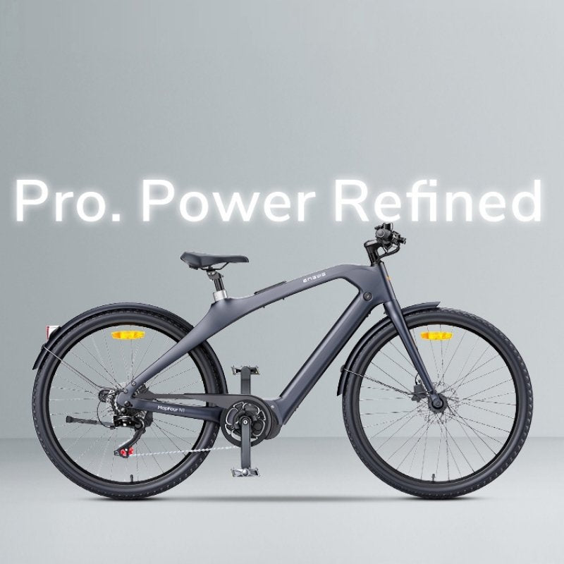 ENGWE MAPFOUR N1 PRO MID-DRIVE CARBON FIBRE CITY ELECTRIC BIKE 250W | 100KM RANGE, 80NM TORQUE - Charge & Glide