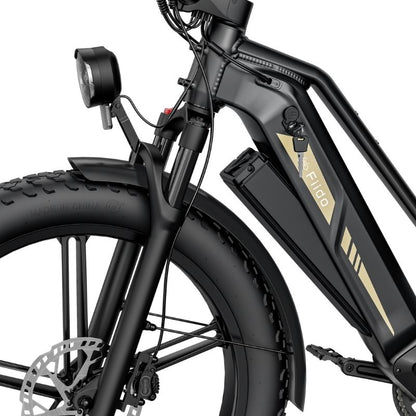 FIIDO TITAN FAT-TYRE TOURING LONG-RANGE ELECTRIC BIKE - 250W - Charge & Glide