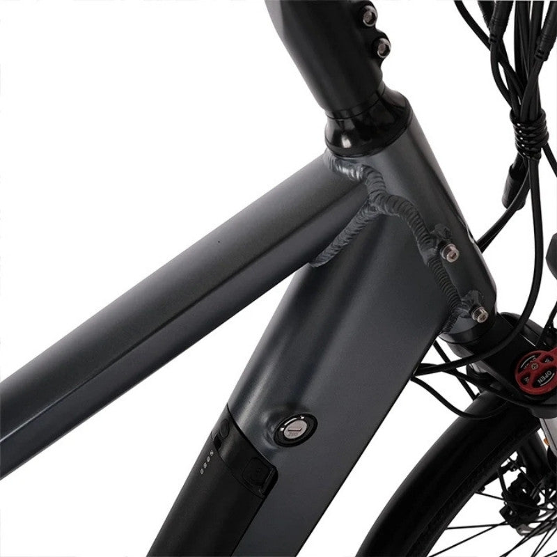 HYGGE AARHUS CITY ELECTRIC BIKE - 250W, 80KM RANGE, SHIMANO 8-SPEED, GRAPHITE GREY - Charge & Glide