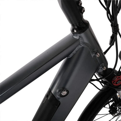 HYGGE AARHUS CITY ELECTRIC BIKE - 250W, 80KM RANGE, SHIMANO 8-SPEED, GRAPHITE GREY - Charge & Glide