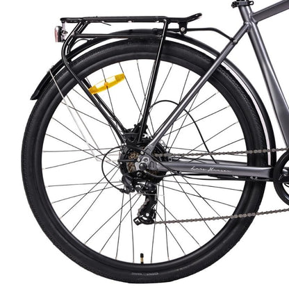 HYGGE AARHUS CITY ELECTRIC BIKE - 250W, 80KM RANGE, SHIMANO 8-SPEED, GRAPHITE GREY - Charge & Glide