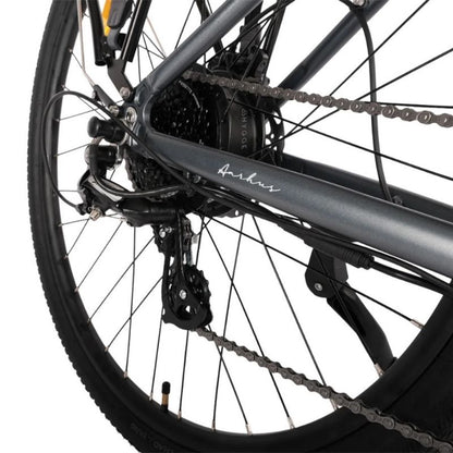 HYGGE AARHUS STEP CITY ELECTRIC BIKE 250W | 80KM RANGE, SHIMANO 8-SPEED, GRAPHITE GREY - Charge & Glide