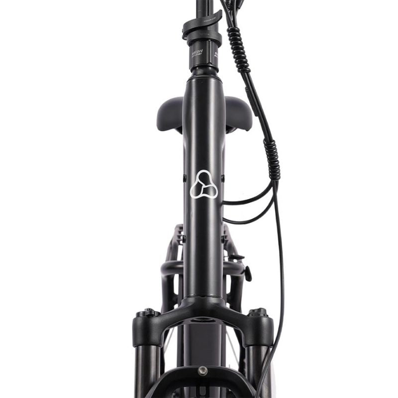Hygge Herlev Auto Lightweight City Electric Bike 250W Charcoal Black  - Charge & Glide