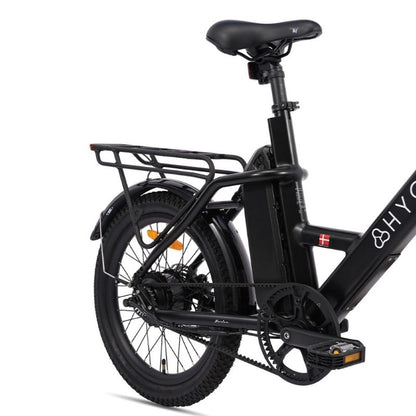 Hygge Herlev Auto Lightweight City Electric Bike 250W Charcoal Black  - Charge & Glide