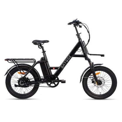 Hygge Herlev Auto Lightweight City Electric Bike 250W Charcoal Black  - Charge & Glide