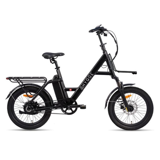 Hygge Herlev Auto Lightweight City Electric Bike 250W Charcoal Black  - Charge & Glide